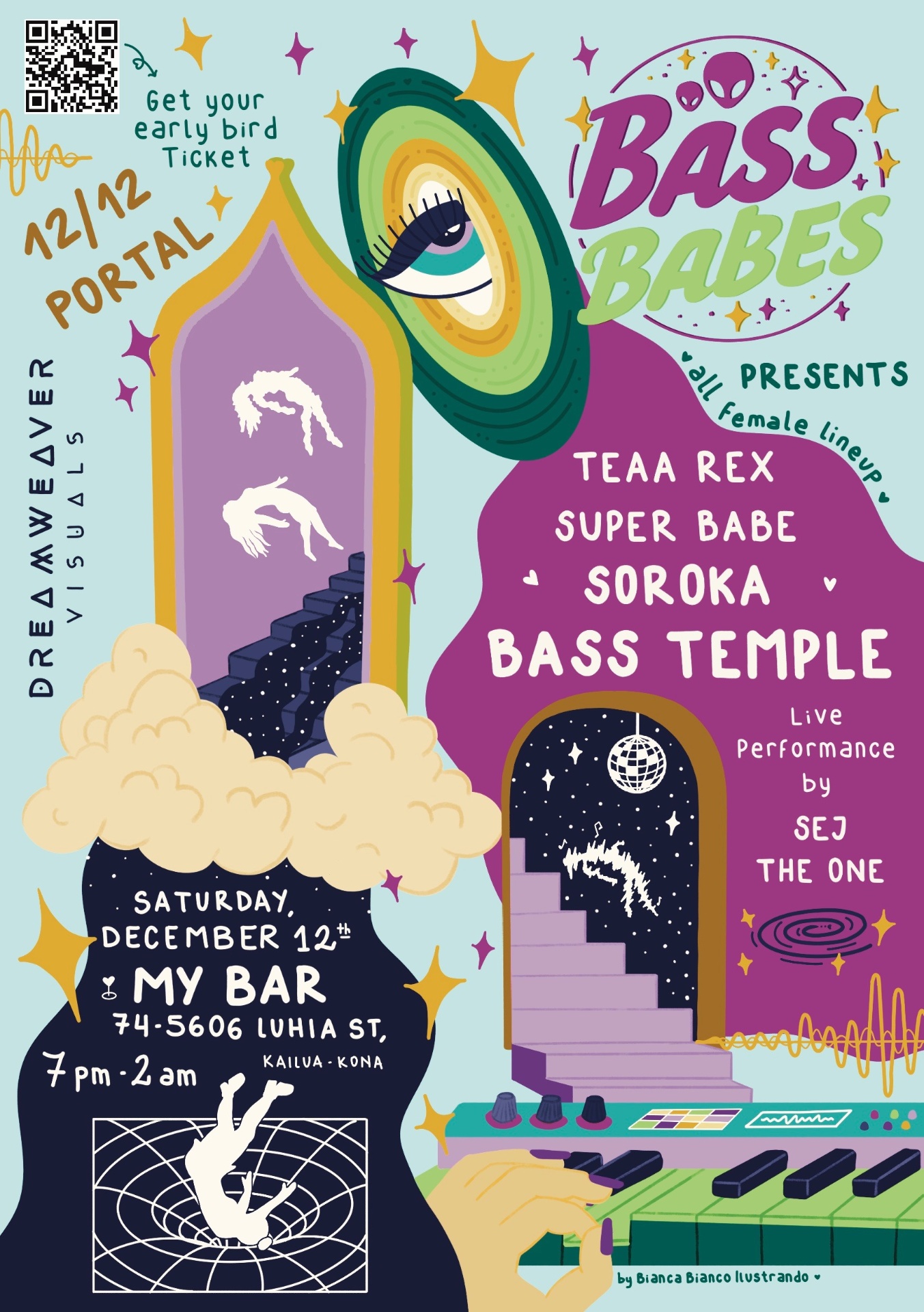 Bass Babes December 12th Portal flyer