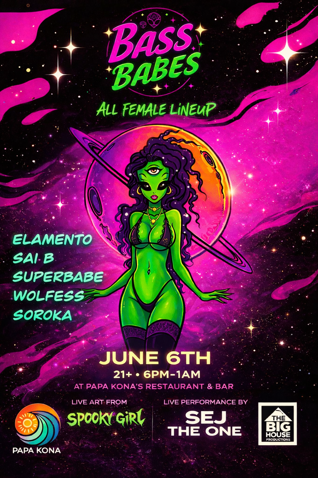 Femme Frequency — Bass Babes Experience June 6th